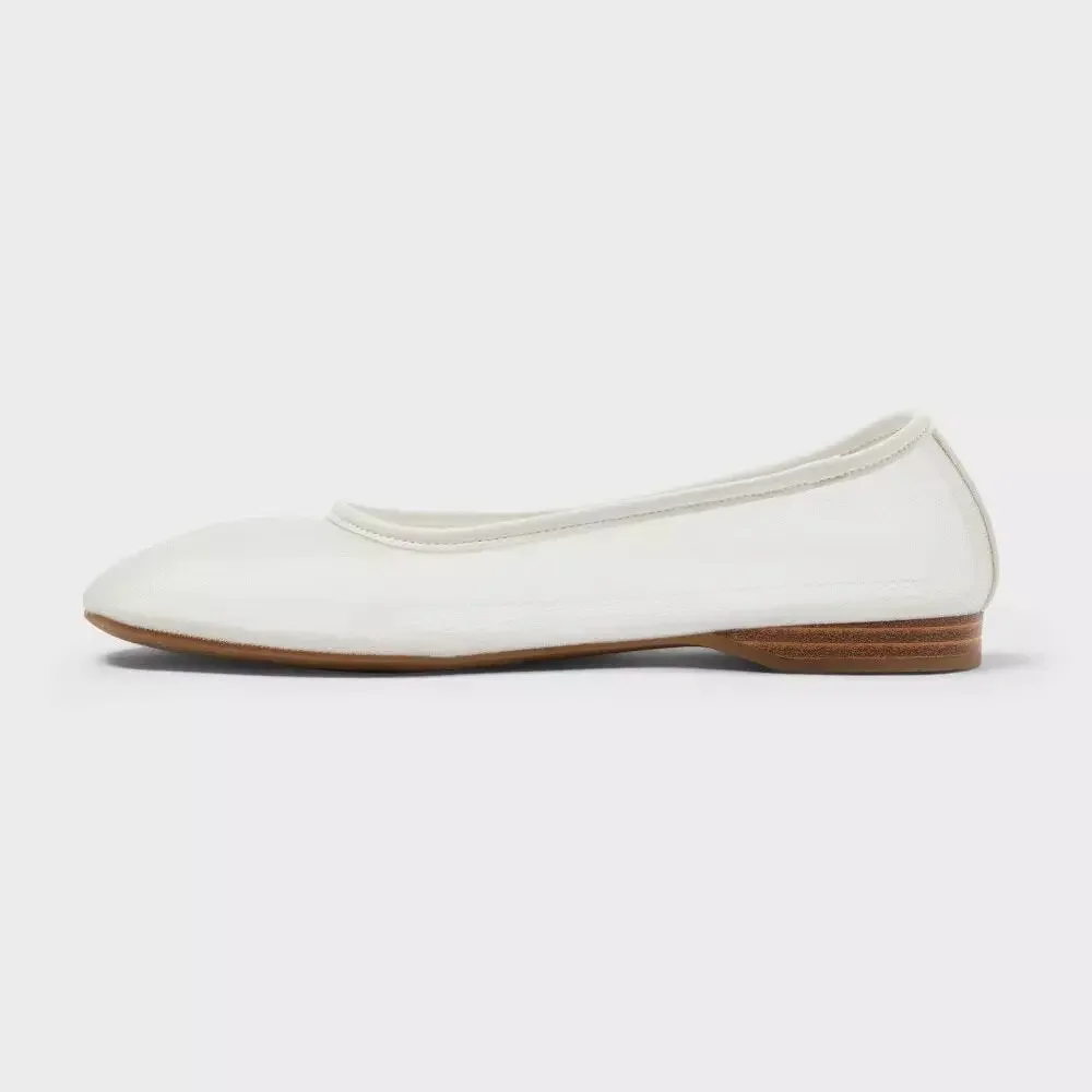 Women's Mel Shoes by A New Day - White